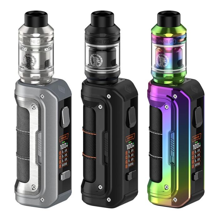 Geek Vape Aegis Max 2 Kit - 18650 or 21700 Battery - Compatible with G Fruits Flavours Geek Vape Aegis Max 2 Kit - 18650 or 21700 Battery - Compatible with G Fruits Flavours