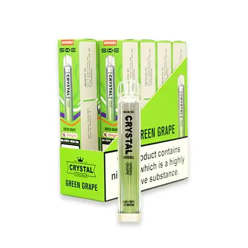 CRYSTAL Bar Vape E-Cig 2ml 2% Nic Salt - Pack of 10