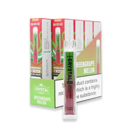 CRYSTAL Bar Vape E-Cig 2ml 2% Nic Salt - Pack of 10