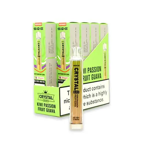 CRYSTAL Bar Vape E-Cig 2ml 2% Nic Salt - Pack of 10