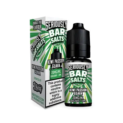 Seriously Bar Salts Kiwi Passion Guava Nic Salt
