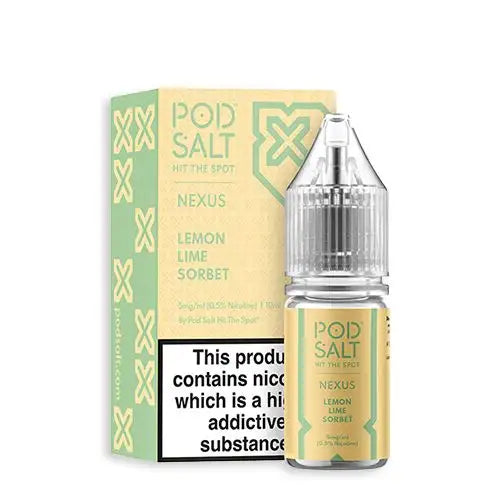 Pod Salt Nexus Lemon Lime Sorbet Nic Salt