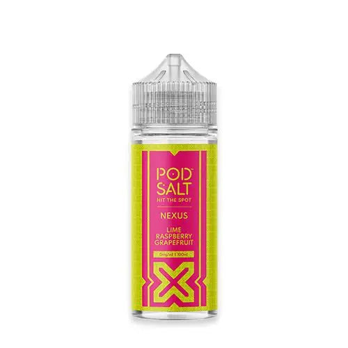 Pod Salt Nexus Lime Raspberry Grapefruit 100ml Shortfill