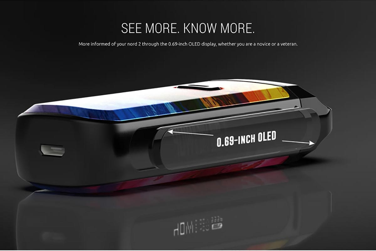 Smok Nord 2 Pod Kit - 5-40W Power Output - Rapid Charging 1500mAh Battery