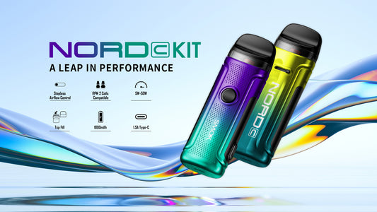 Smok Nord C Pod Kit - Unleash Power & Versatility with 50W Power Output  - 1800mAh battery