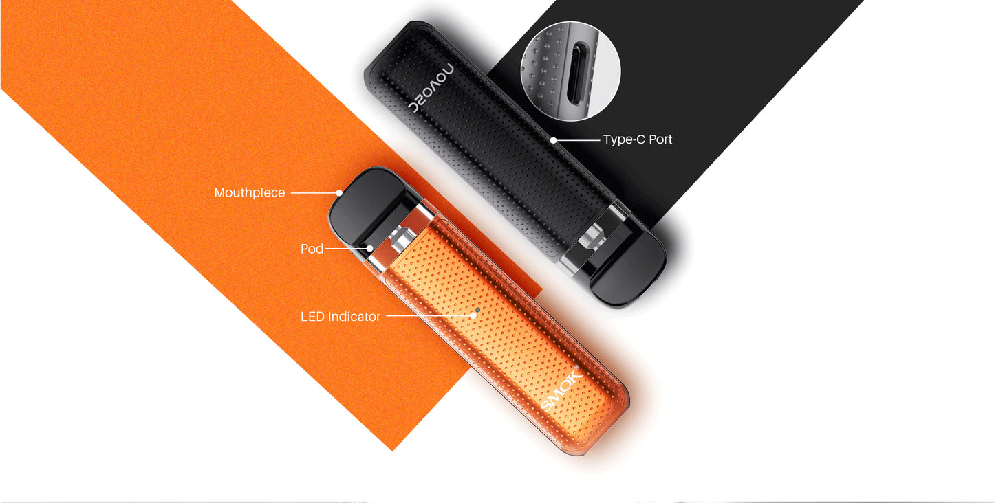 Smok Novo 2C Pod Kit - Elevate Your Vaping Experience Up to 30W Output - Integrated 800mAh Battery
