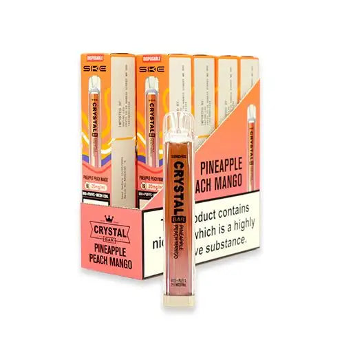 CRYSTAL Bar Vape E-Cig 2ml 2% Nic Salt - Pack of 10