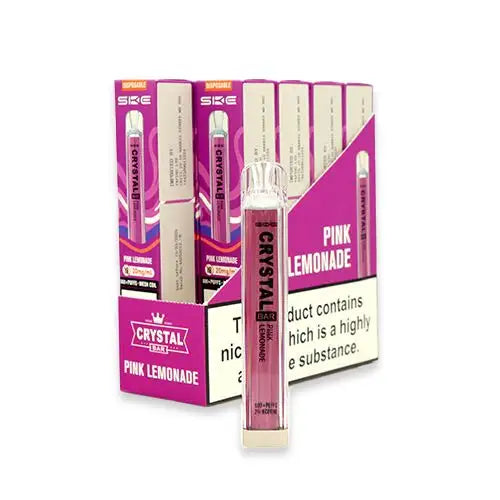 CRYSTAL Bar Vape E-Cig 2ml 2% Nic Salt - Pack of 10