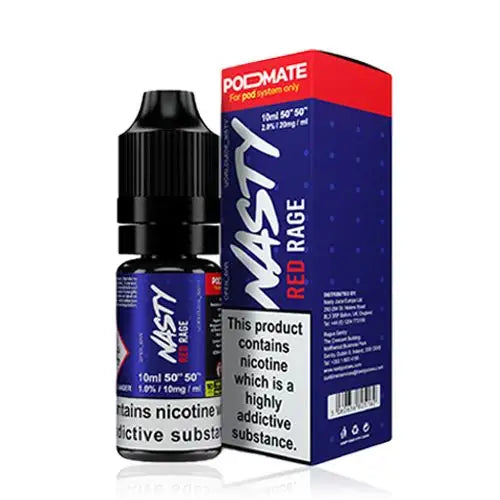 Nasty Podmate Red Rage Nic Salt