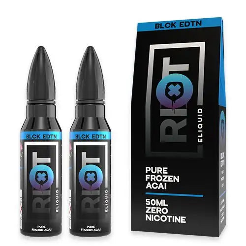 Riot Squad Black Edition Pure Frozen Acai - 2 x 50ml Multipack