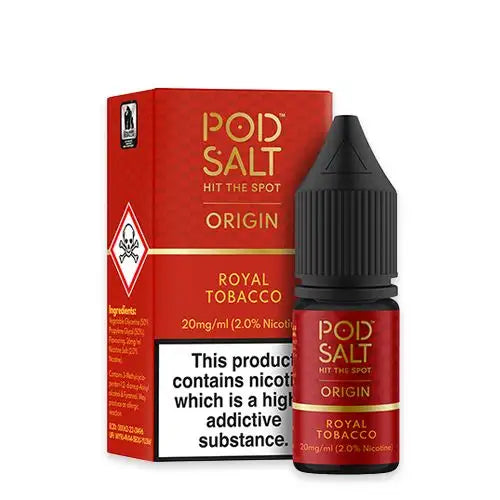 Pod Salt Origin Royal Tobacco Nic Salt