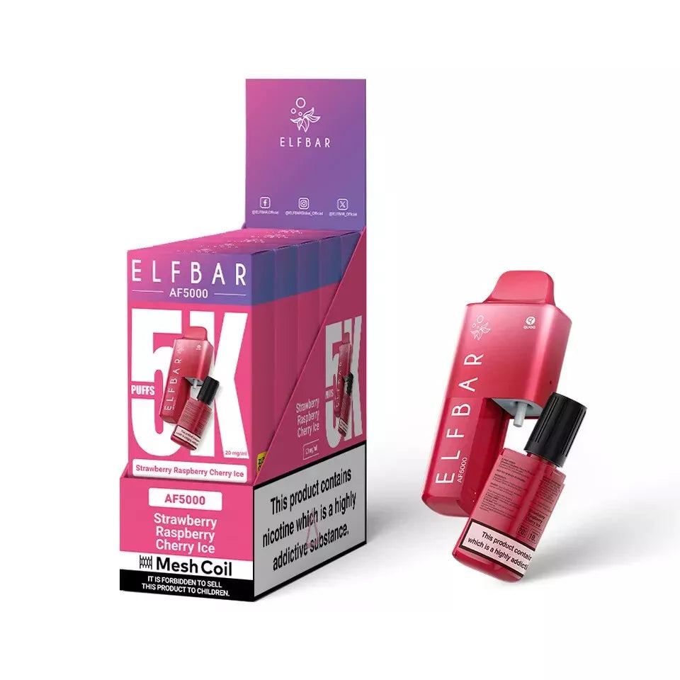 Elf Bar AF5000 - 5000 PUFF Disposable VAPE 20MG | Box of 5