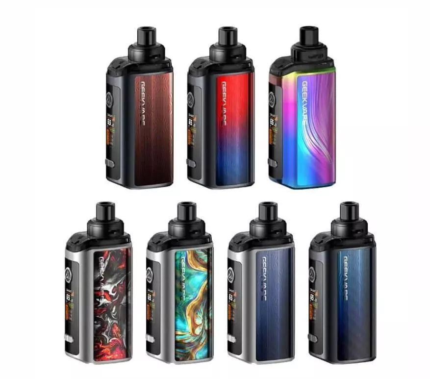 Geekvape Obelisk 65 Pod Vape Kit – 65W Output, Dual 1100mAh Battery, TFT Colour Screen, Fast USB-C Charging, B Series Coil Compatibility