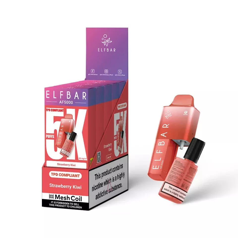 Elf Bar AF5000 - 5000 PUFF Disposable VAPE 20MG | Box of 5