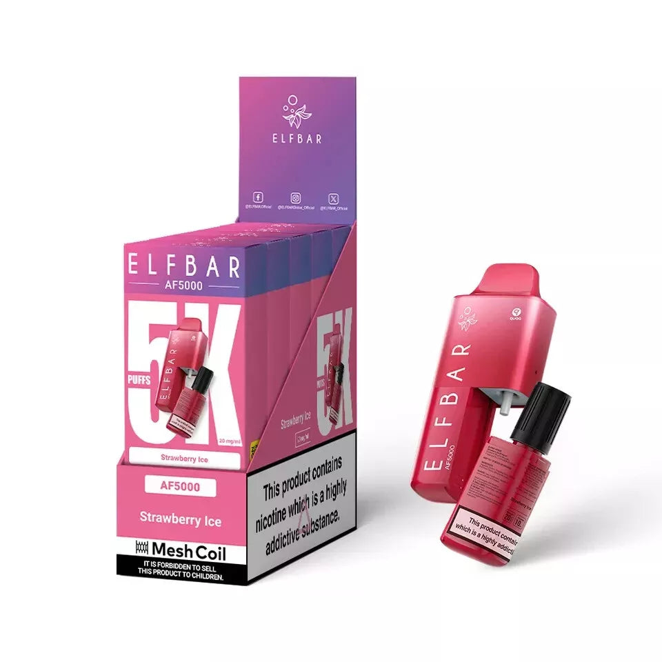 Elf Bar AF5000 - 5000 PUFF Disposable VAPE 20MG | Box of 5