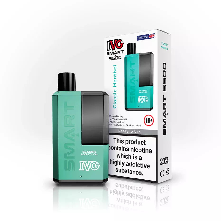 IVG SMART 5500 Disposable Vape | 20mg | Vape Juice | 5500 Puffs
