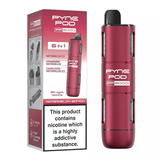 Pyne Pod PP6000 6-in-1 Vape 20mg - 6000 Puffs