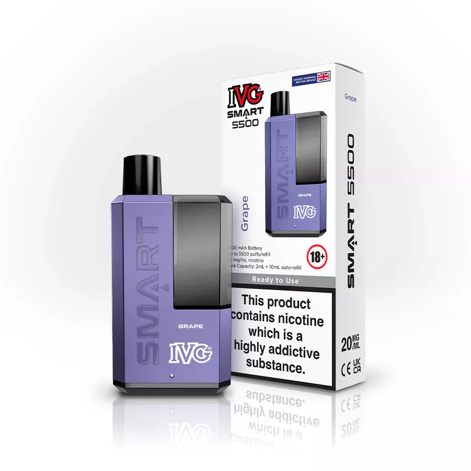 IVG SMART 5500 Disposable Vape | 20mg | Vape Juice | 5500 Puffs