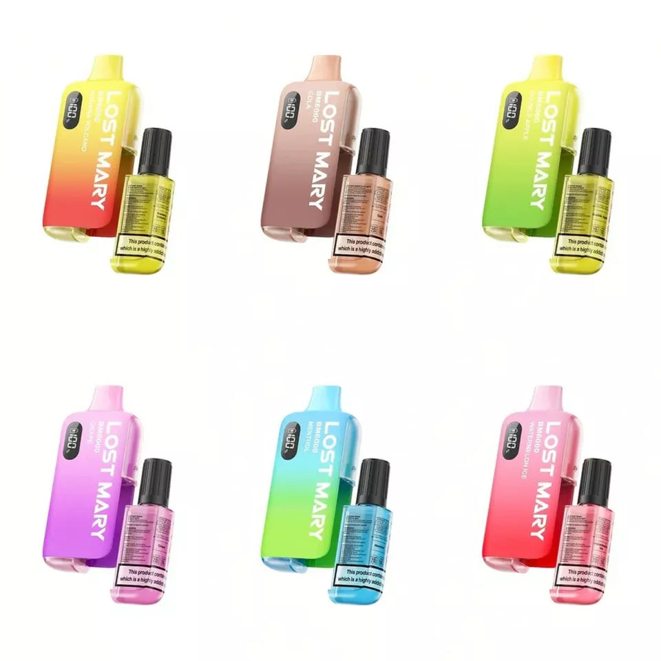 LOST MARY BM6000 RECHARGEABLE PREFILLED DISPOSABLE POD KIT 20MG