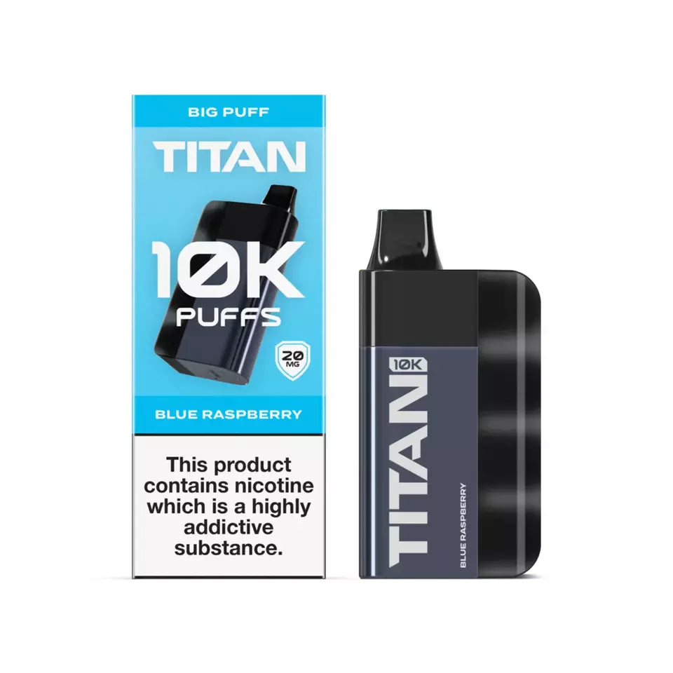 Titan 10K | Pre-Filled Pod Kit | 10,000 Puff | 20mg Nic Salt | 8x 2ml Pods