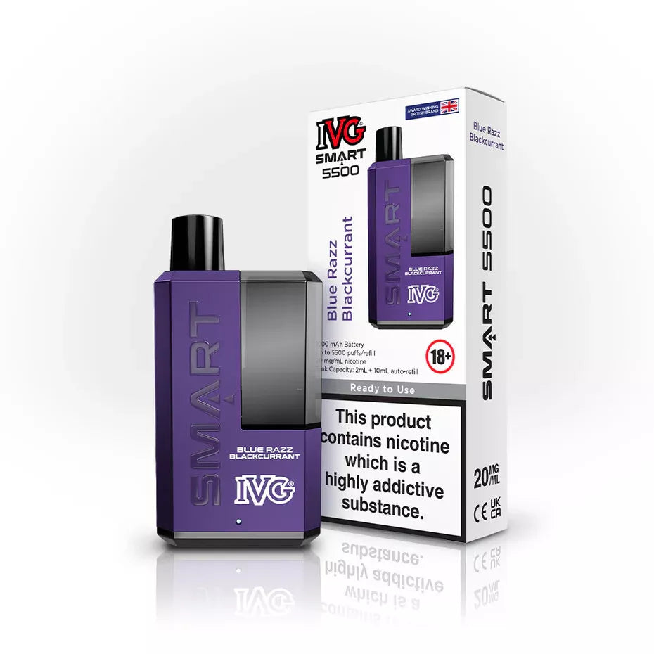 IVG SMART 5500 Disposable Vape | 20mg | Vape Juice | 5500 Puffs