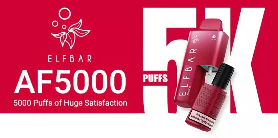 Elf Bar AF5000 - 5000 PUFF Disposable VAPE 20MG | Box of 5