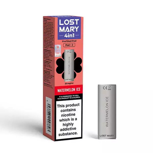 LOST MARY 4 in 1 Vape Twist Pod Kit 3200puff Pen | Replacement 20mg Nic Salt