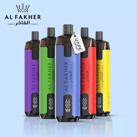 Al Fakher Crown Bar Hypermax 15K Vape Kit | 15,000 Puffs | Box of 5