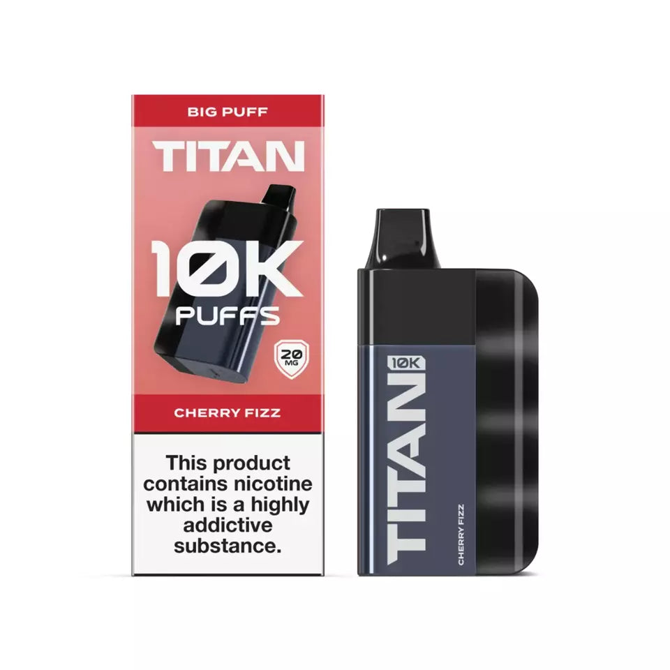 Titan 10K | Pre-Filled Pod Kit | 10,000 Puff | 20mg Nic Salt | 8x 2ml Pods