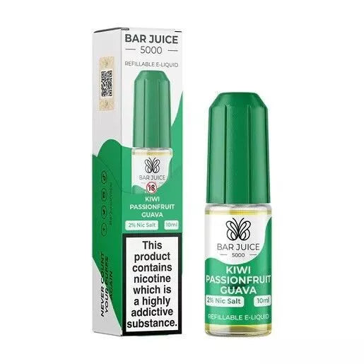 Bar Juice 5000 10ml Nic Salt 10mg 20mg PACK OF 10