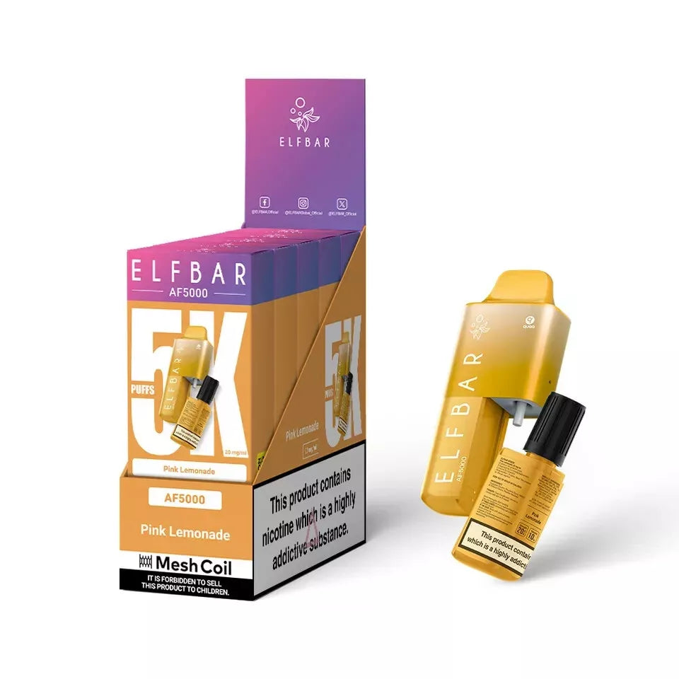 Elf Bar AF5000 - 5000 PUFF Disposable VAPE 20MG | Box of 5