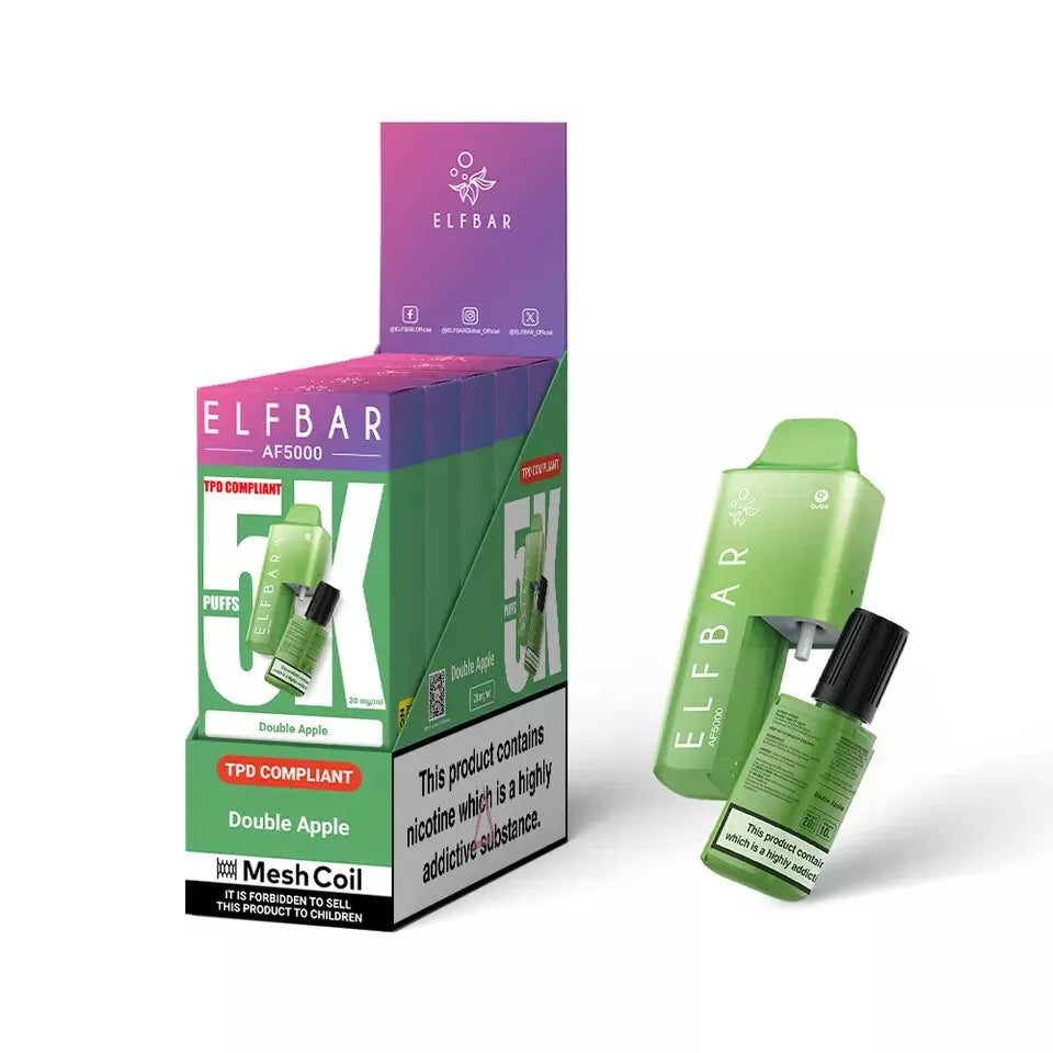 Elf Bar AF5000 - 5000 PUFF Disposable VAPE 20MG | Box of 5