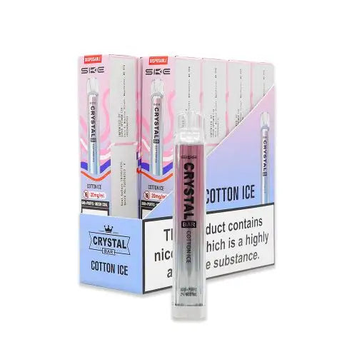 CRYSTAL Bar Vape E-Cig 2ml 2% Nic Salt - Pack of 10