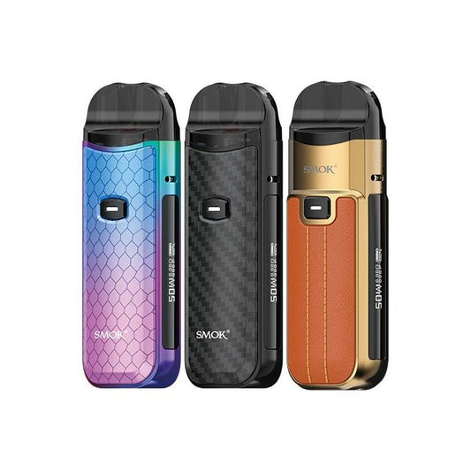 Smok Nord 50W Pod Kit - Unleash Versatility & Power with 50W of useable Power - 1800mAh Battery