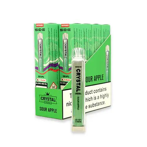 CRYSTAL Bar Vape E-Cig 2ml 2% Nic Salt - Pack of 10