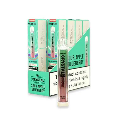 CRYSTAL Bar Vape E-Cig 2ml 2% Nic Salt - Pack of 10