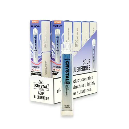 CRYSTAL Bar Vape E-Cig 2ml 2% Nic Salt - Pack of 10