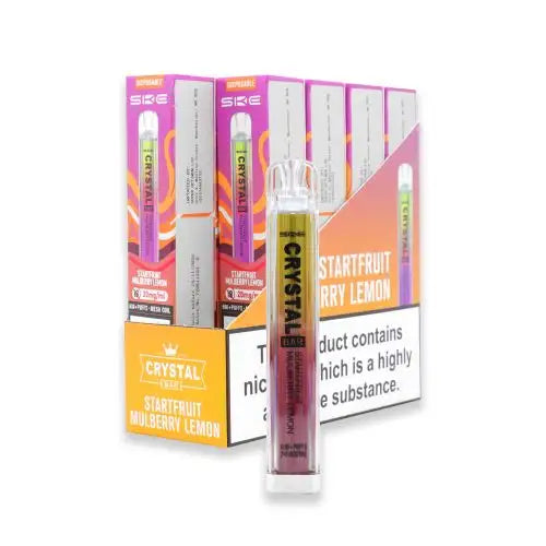 CRYSTAL Bar Vape E-Cig 2ml 2% Nic Salt - Pack of 10