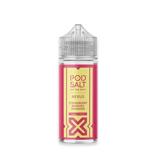 Pod Salt Nexus Strawberry Banana Rhubarb 100ml Shortfill
