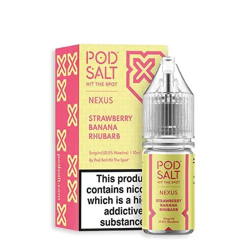 Pod Salt Nexus Strawberry Banana Rhubarb Nic Salt
