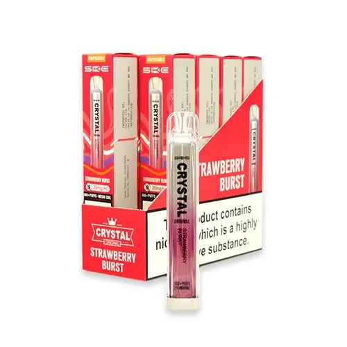 CRYSTAL Bar Vape E-Cig 2ml 2% Nic Salt - Pack of 10