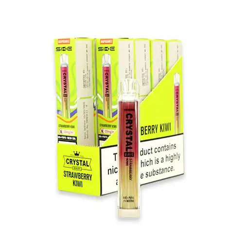 CRYSTAL Bar Vape E-Cig 2ml 2% Nic Salt - Pack of 10