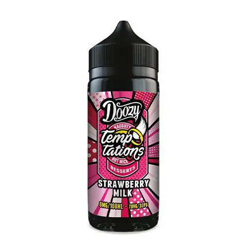 Doozy Vape Temptations Strawberry Milk