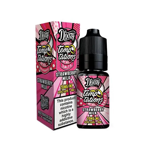 Doozy Temptations Strawberry Milk Nic Salt