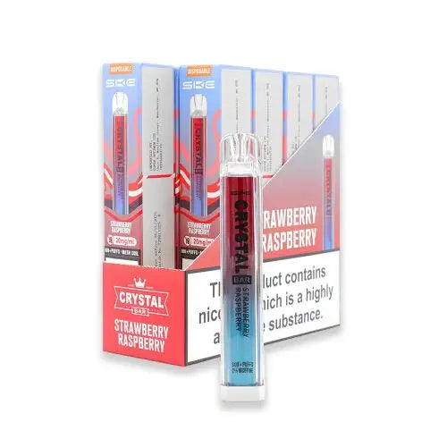 CRYSTAL Bar Vape E-Cig 2ml 2% Nic Salt - Pack of 10