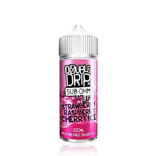 Double Drip Strawberry Raspberry Cherry Ice 100ml Shortfill