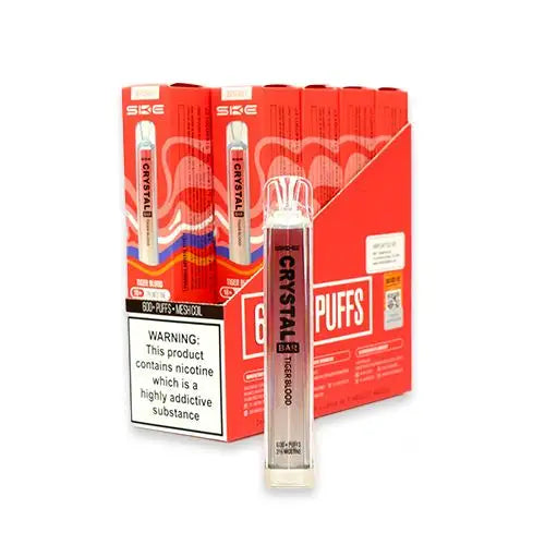 CRYSTAL Bar Vape E-Cig 2ml 2% Nic Salt - Pack of 10