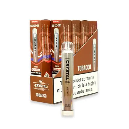 CRYSTAL Bar Vape E-Cig 2ml 2% Nic Salt - Pack of 10