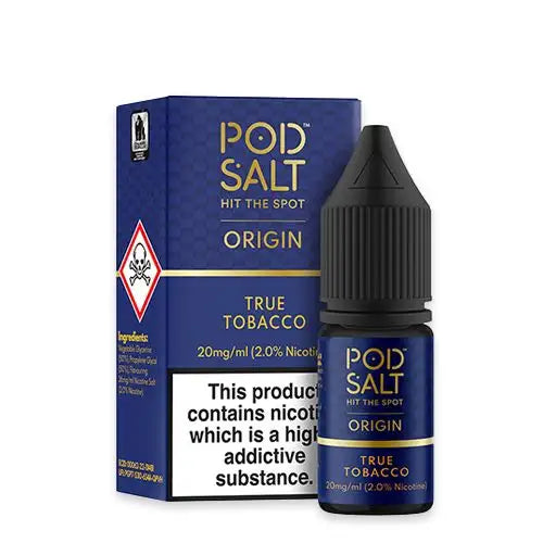 Pod Salt Origin True Tobacco Nic Salt
