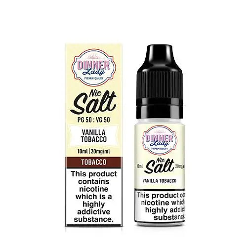 Dinner Lady Vanilla Tobacco Nic Salt